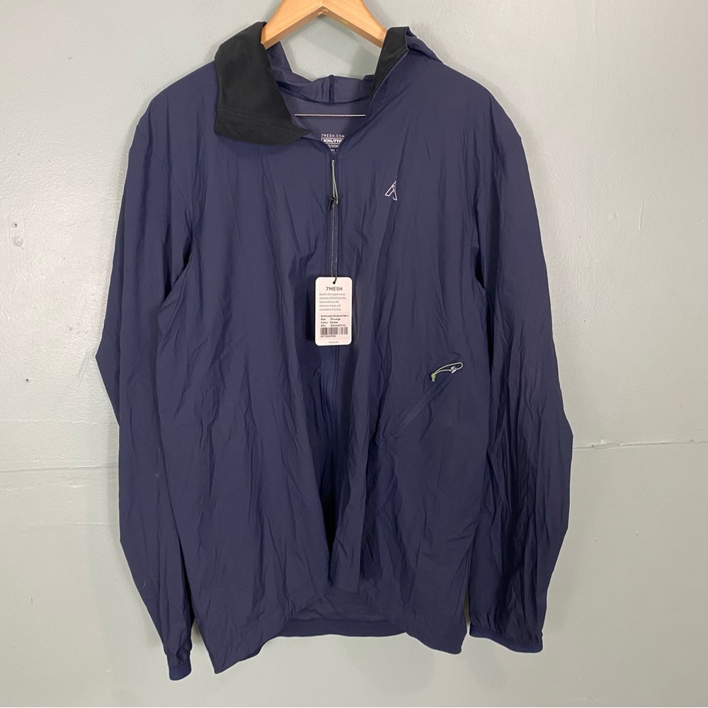 7Mesh Mens Northwoods Windshell Jacket‎ In Eclipse Blue XXL